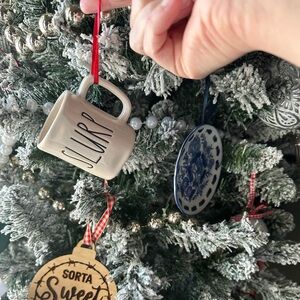 Rae Dunn Slurp Christmas Ornament